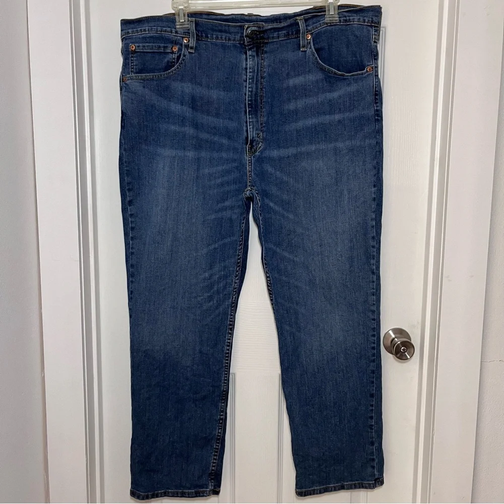 Levi's Classic Stretch Straight Blue Jeans
